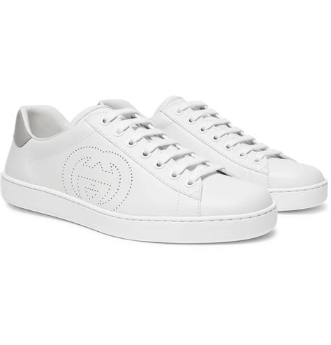 gucci white da shoe|all white gucci shoes.